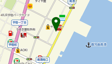 BMW鹿児島中央の地図画像