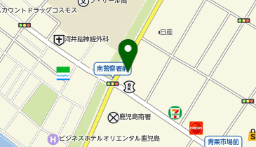 ポルシェセンター鹿児島の地図画像