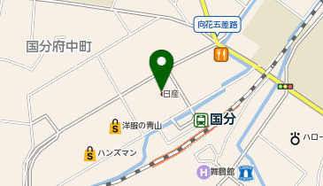 鹿児島日産カーパレス国分の地図画像