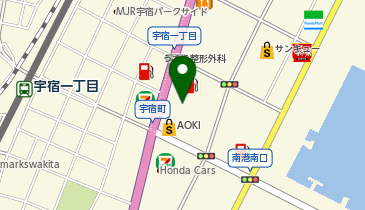 鹿児島三菱自動車販売クリーンカー鹿児島の地図画像