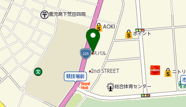 南九州スバル下荒田店の地図画像