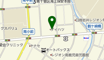 鹿児島ダイハツ販売郡元店の地図画像