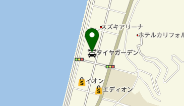 タイヤガーデン奄美の地図画像