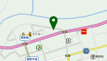 タイヤガーデン栗野の地図画像