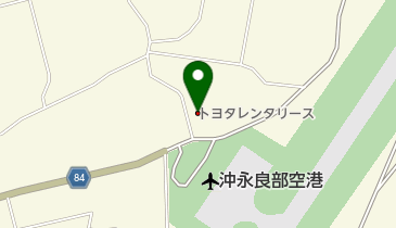 トヨタレンタリース鹿児島沖永良部空港店の地図画像