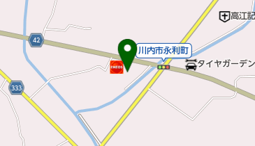 カーコンビニ倶楽部川内店の地図画像