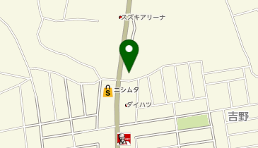 福重モーターランドの地図画像