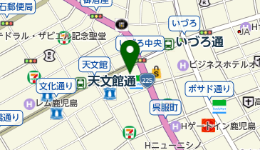 チサンイン鹿児島の地図画像