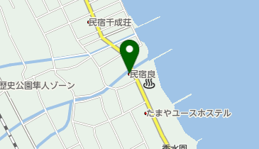 民宿良の地図画像