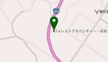 フォレストアドベンチャー・おおすみの地図画像