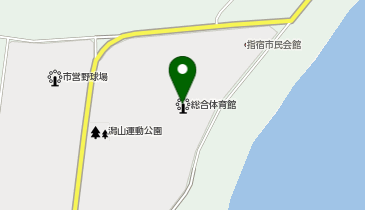 指宿総合体育館の地図画像