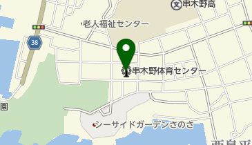 串木野体育センターの地図画像