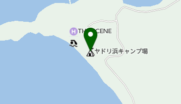 ヤドリ浜キャンプ場の地図画像