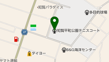 知覧平和公園テニスコートの地図画像