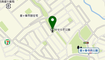 せせらぎ公園の地図画像