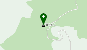 蒲生カントリークラブの地図画像