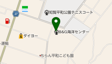南九州市知覧B&G海洋センターの地図画像