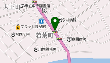 川内大綱引の地図画像