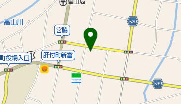 本町の八月踊の地図画像