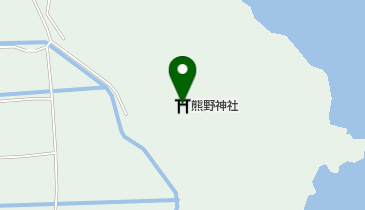 熊野神社の地図画像