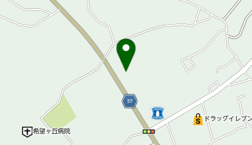 あいら温泉の地図画像