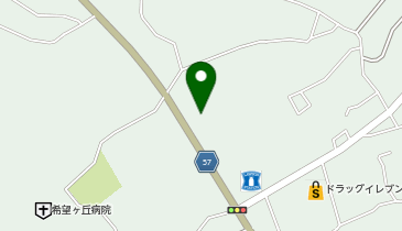 あいら温泉余暇(よか)湯の地図画像
