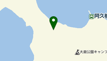 阿久根大島海水浴場の地図画像