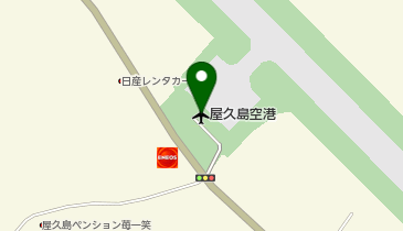 屋久島空港の地図画像