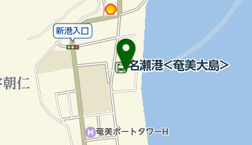 名瀬新港の地図画像