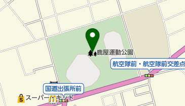 鹿屋運動公園の地図画像