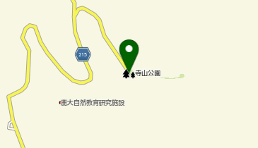 寺山公園の地図画像