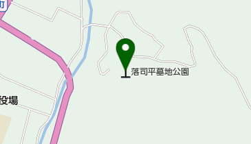 落司平墓地公園の地図画像