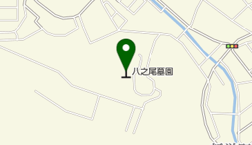 八之尾墓園の地図画像
