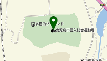 鹿児島市喜入総合運動場の地図画像