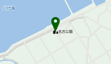 名古公園の地図画像