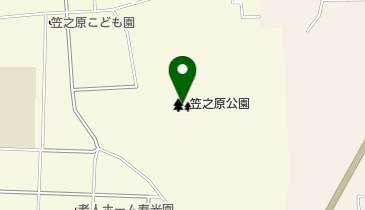 笠之原公園の地図画像