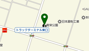 南栄公園の地図画像