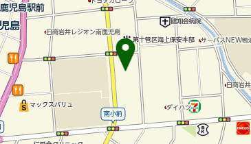 BMW Premium Selection鹿児島中央の地図画像