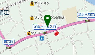 南九州マツダ加治木店の地図画像