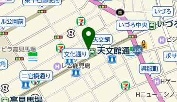 アニメイト鹿児島の地図画像
