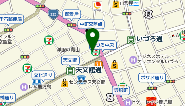 ライザップ鹿児島店の地図画像