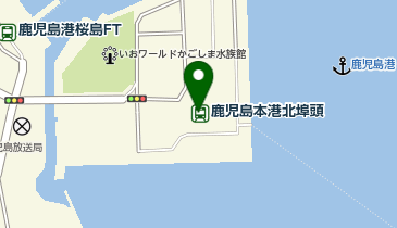 みなとオアシス鹿児島の地図画像