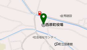 西原町役場の地図画像