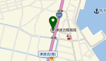 津波古簡易郵便局の地図画像