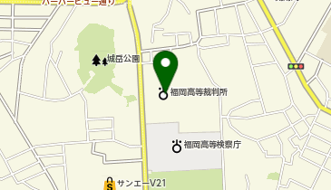 福岡高等裁判所那覇支部の地図画像