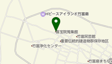 喜宝院蒐集館の地図画像