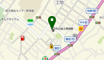 沖縄市立郷土博物館の地図画像