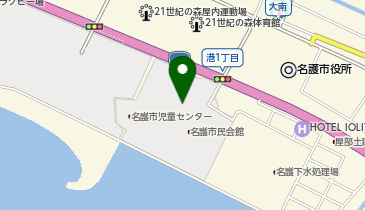 名護市民会館の地図画像
