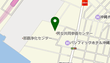 沖縄県男女共同参画センターの地図画像