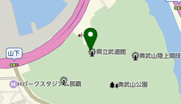 沖縄県立武道館の地図画像